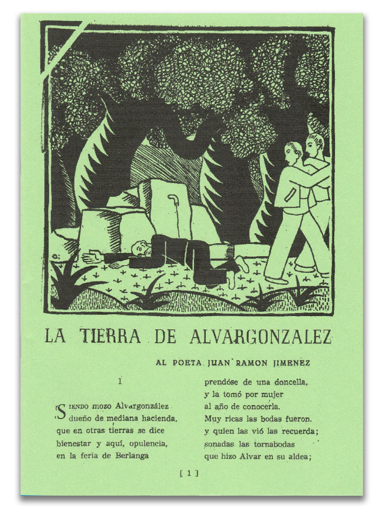 La tierra de Alvargonzalez (facsímil)
